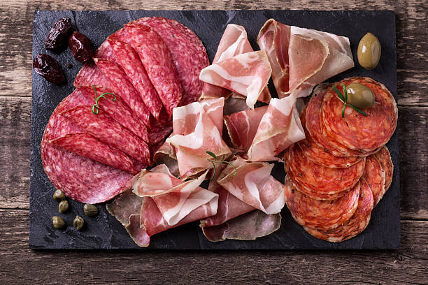 istock Traditional spanish tapas or italian antipasti 529998632