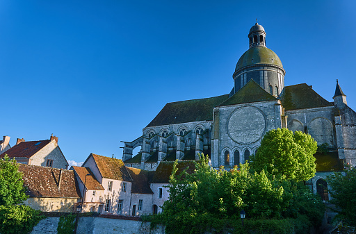 The Gothic church of St.Croix in Provins, France