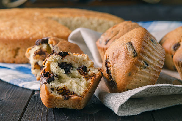 istock Closeup view of fresh backed muffins 529999394