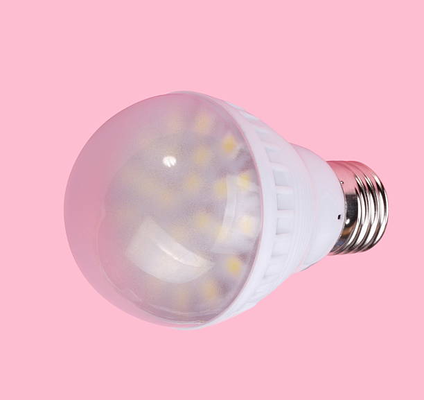 istock Led Tube Lamp on Pink Background 530004531