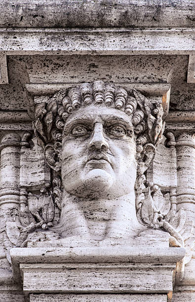 nero emperador estatua de - domus fotografías e imágenes de stock