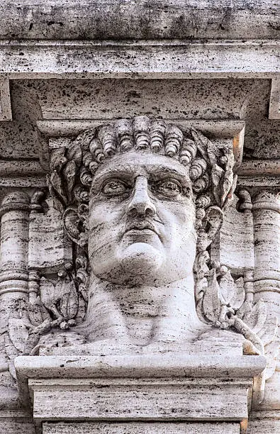 Photo of Emperor Nero Head Statue