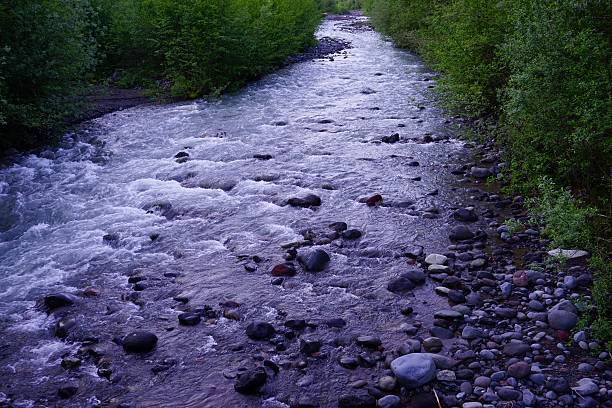 istock Mt. Baker's Glacier Creek 530009562