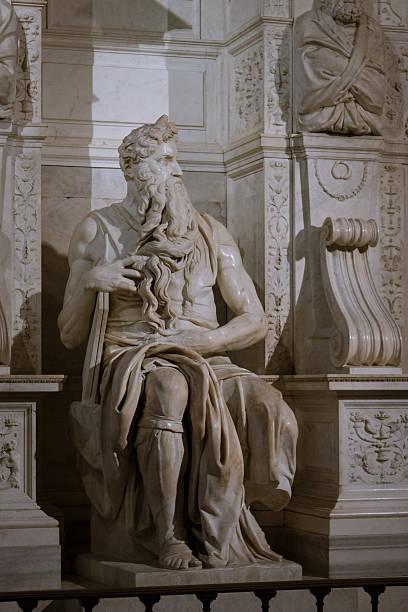 моисей микеланджело, - pope julius ii стоковые фото и изображения
