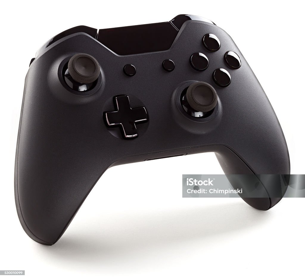 video game controller video game controller isolated on white Video Game Stock Photo