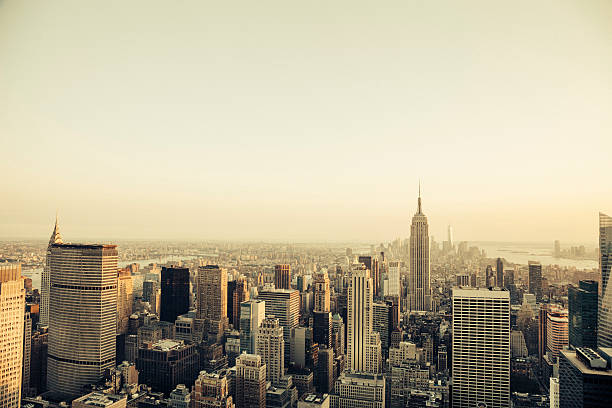 istock New York Midtown skyline - Aerial View 530010961
