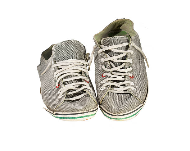 istock Old sneakers,Isolated on white background 530043945