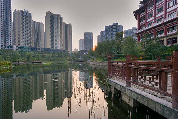 istock New apartment at lake at dusk 530046569