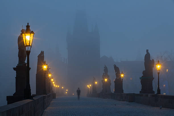 istock On the famous Charles Bridge in Prague, 530047033