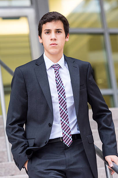 istock Teenager in a suit 530084775