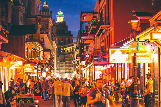 French Quarter nightlife.