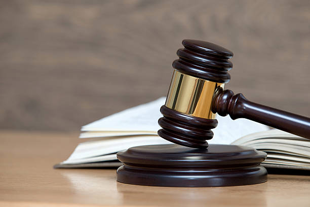 istock wooden gavel and books 530085741