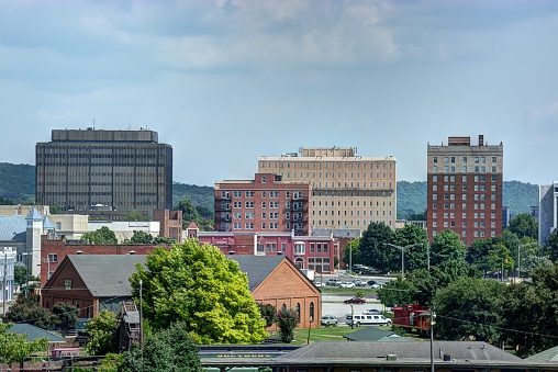 A daytime cityscape of Huntsville, Al.
