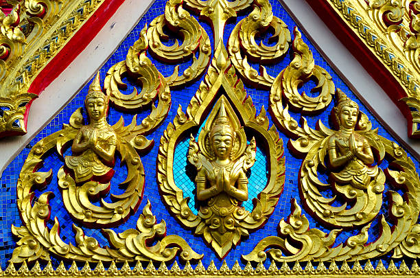 istock the front of roof Thailand's temple. 530086159