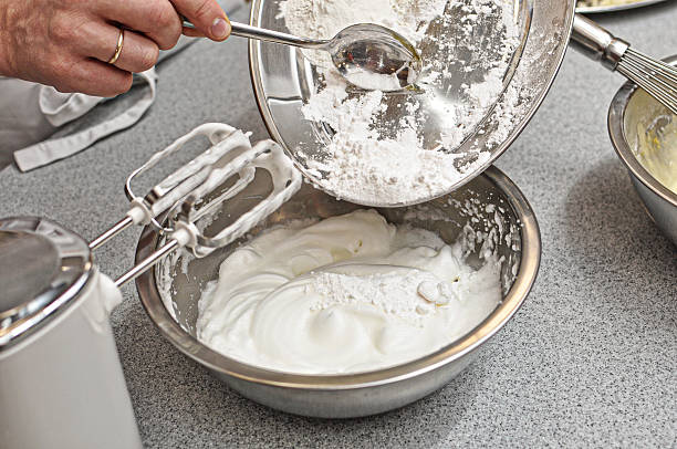 istock preparation of whipped cream with the mixer 530088561