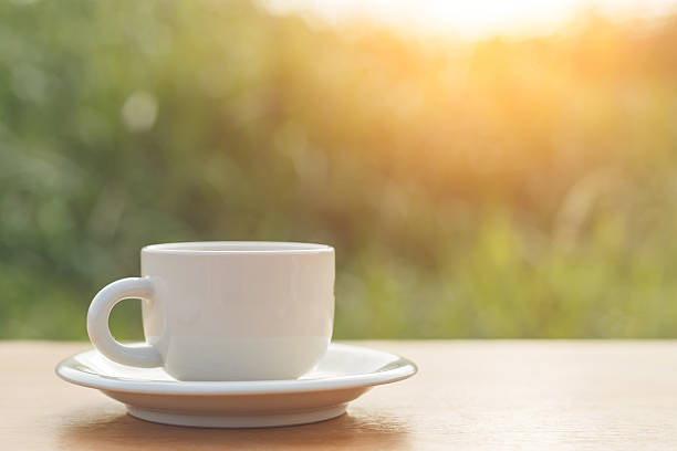 istock Cup of coffee on the table 530089351