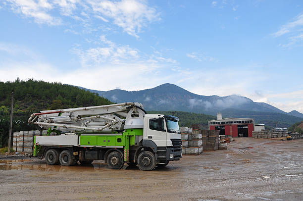 istock Building Roads - Concrete Pump 530090089