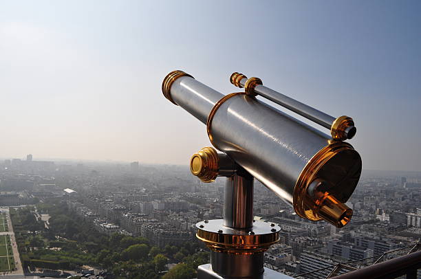 istock Spyglass from the top of the Eiffel Tower 530097659