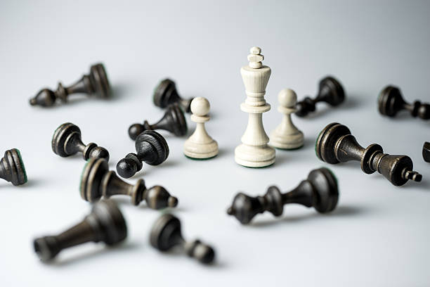 istock Chess figure, business concept strategy, leadership, team and success 530101869
