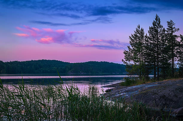 istock violet evening at north lake 530102317
