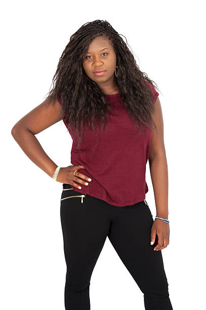 istock Beautiful woman doing different expressions in different sets of clothes 530102407
