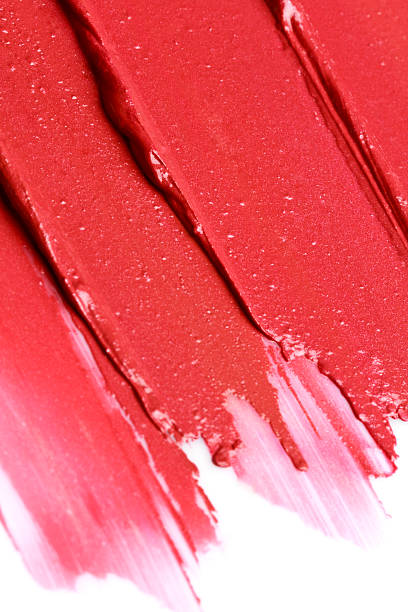 Rossetto rosso strisci - foto stock