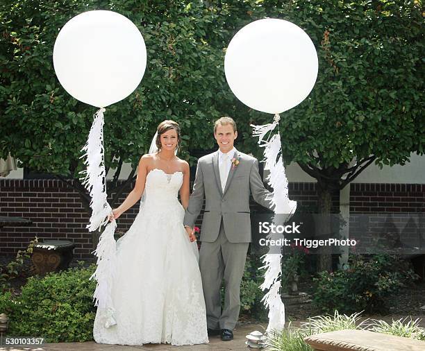 Amazing Wedding Portraits Stock Photo - Download Image Now - Adult, Balloon, Beautiful People