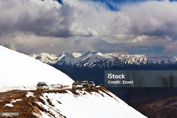 Khardung La Pass India Stock Photo - Download Image Now - Khardung La, Leh District, Mountain Pass