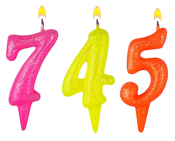 istock candles number seven hundred forty-five isolated 530104699