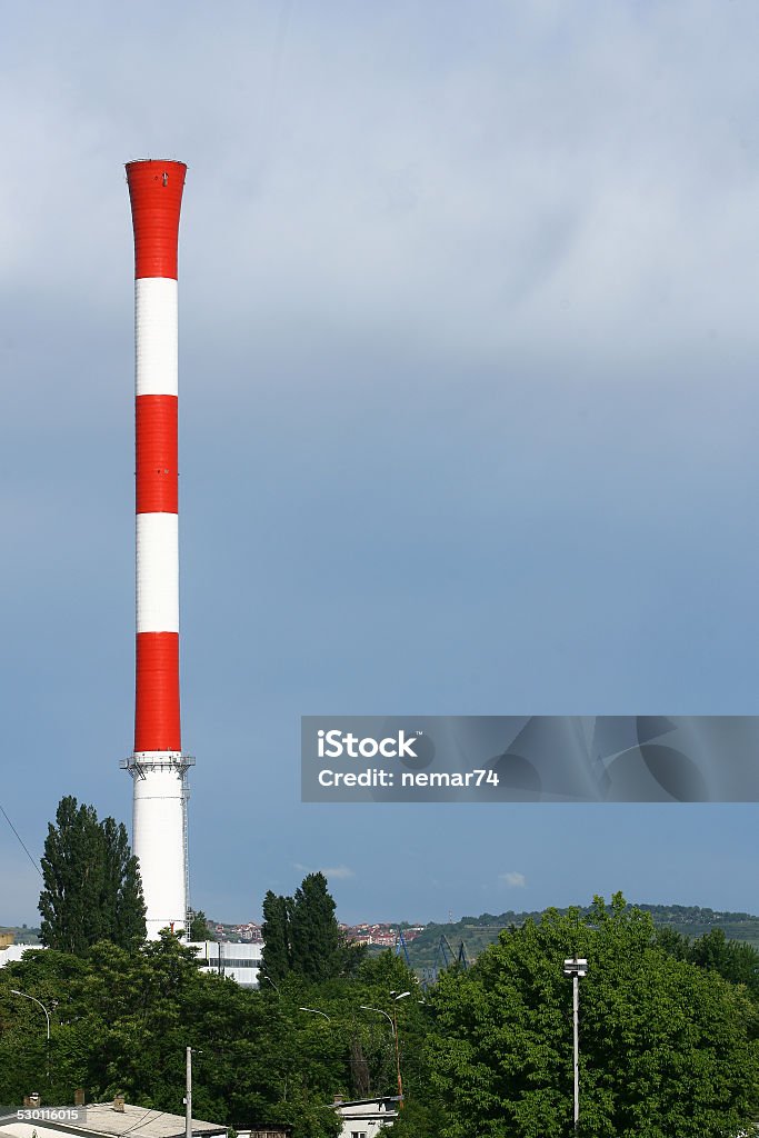 Pipes of heat station in the summer the pipes of heat station in the summer Blue Stock Photo