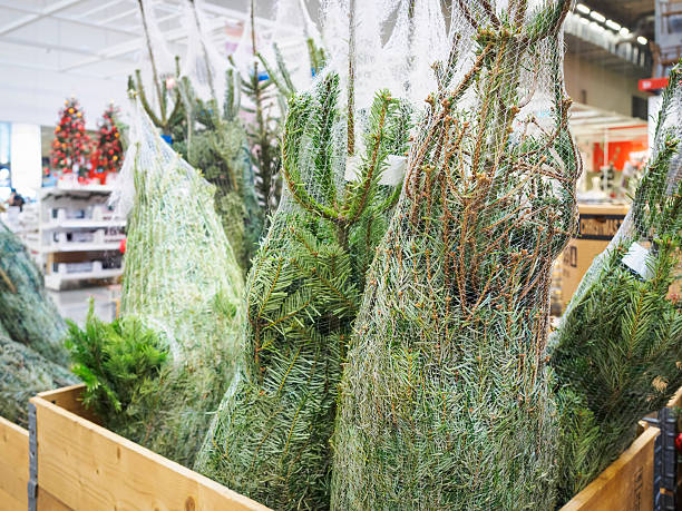 istock Christmas tree equipment decoration in Retail shop 530116069