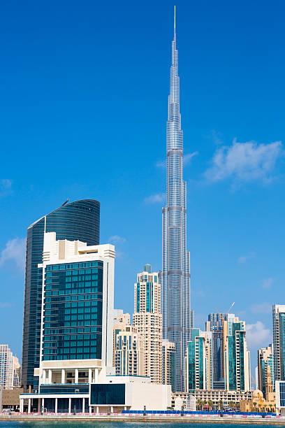 istock Vertical view of Dubai skyline 530116319