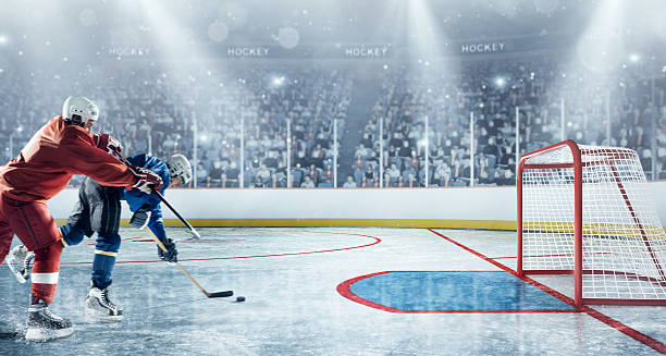 istock Ice hockey players in action 530117177