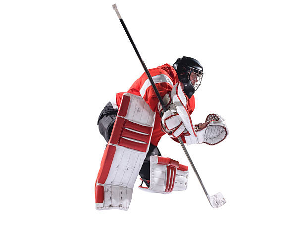 istock Hockey goalie isolated 530117211