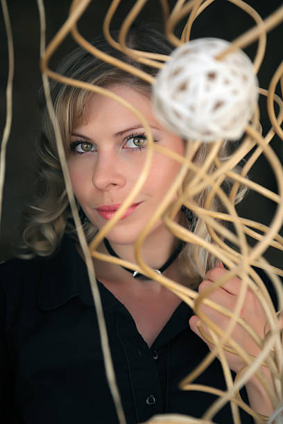 istock Attractive woman's art portrait 530117287