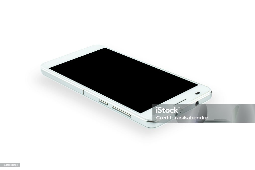 Smart Phone Smart Phone / Blank Screen / White Background Smart Phone Stock Photo