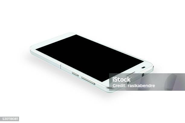 Smart Phone Stock Photo - Download Image Now - Smart Phone, Angle, White Background