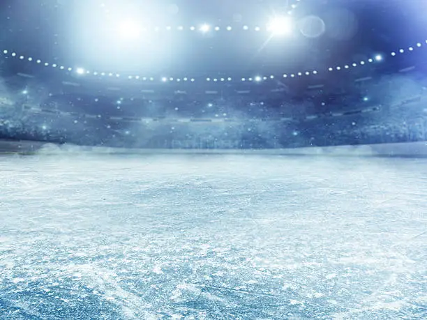 Photo of Dramatic ice hockey arena