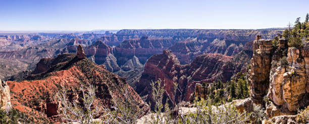 grand canyon national park. versante nord del grand canyon. point da point imperial - north american tribal culture grand canyon indian culture navajo foto e immagini stock