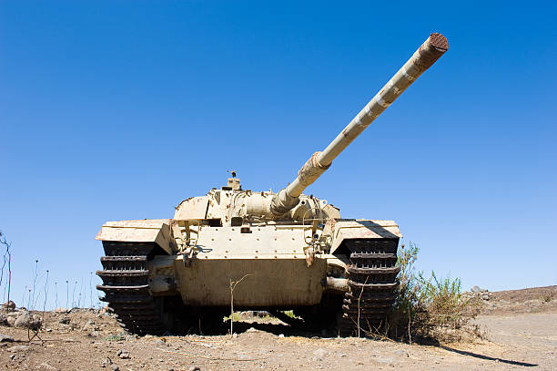 istock Centurion tank left of the yom kippur war 530123117