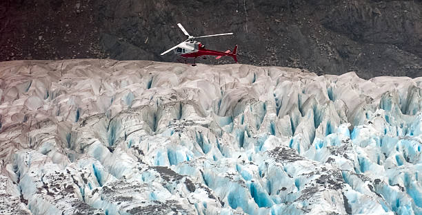 Helicopter tour of Mendenhall Glacier in Alaska