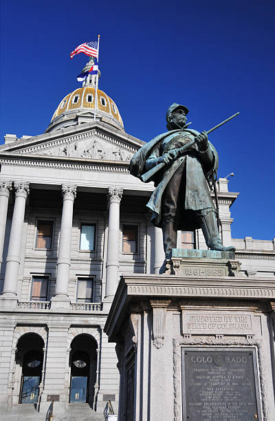 istock Denver, Colorado, USA: Civil War monument (1909) 530157335