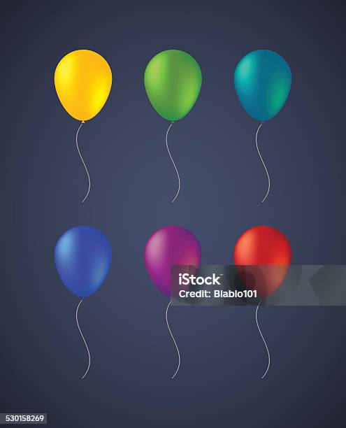 Balloon Set Vector Vector Balloon Set Stock Illustration - Download Image Now ...