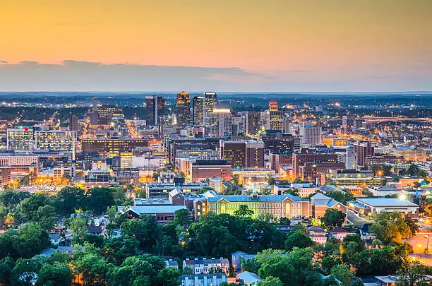 Birmingham, Alabama, USA downtown skyline.