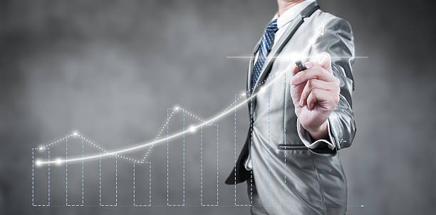 istock Businessman working on digital chart, business strategy concept 530160207