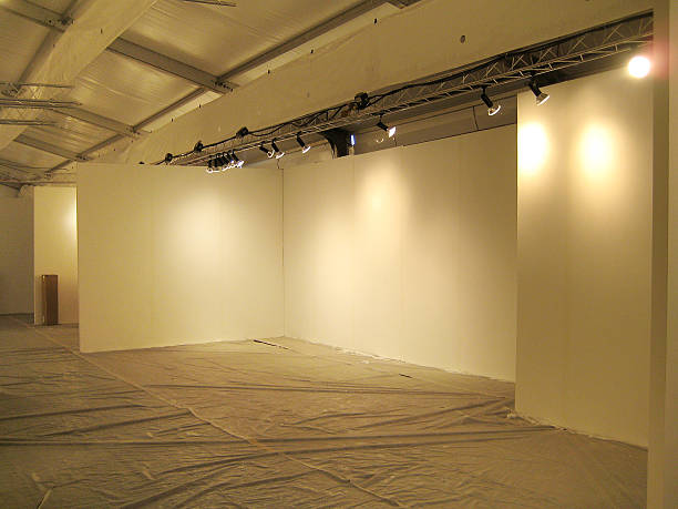 Empty Exhibition Space stock photo