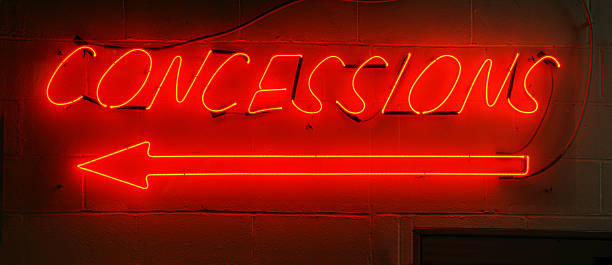 istock Neon Red Concessions Sign 530161531