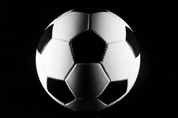 istock Soccer ball black and white 530163707