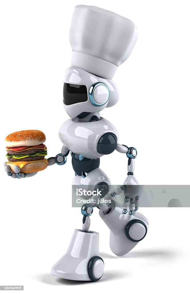 Robot Characters Stock Photo