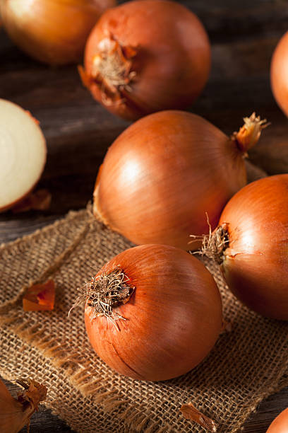 istock Raw Organic Yellow Onions 530183812